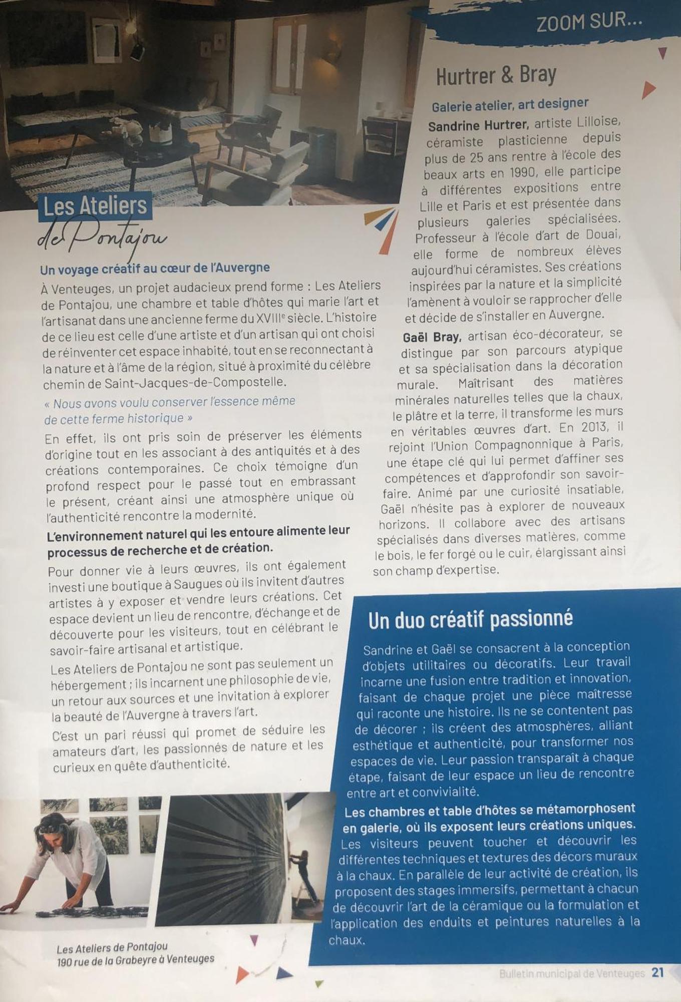 Chambres Et Tables D'Hotes - Les Ateliers De Pontajou - Pelerin Navette Gratuite A Saugues Venteuges エクステリア 写真